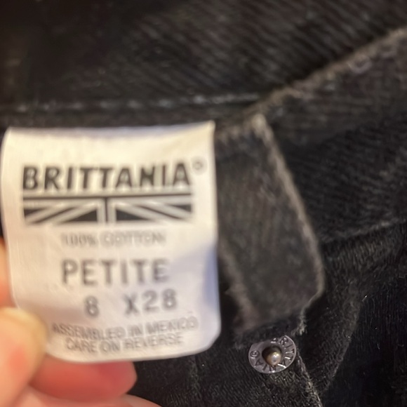 Women's Brittanica Black Jeans - Picture 2 of 4